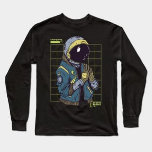 Punk Astronaut Space Traveller Long Sleeve T-Shirt